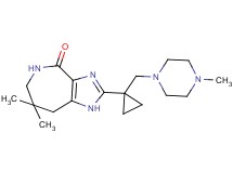 7,7-dimethyl-2-{1-[(4-methylpiperazin-1-yl)methyl]cyclopropyl}-5,6,7,8-tetrahydroimidazo[4,5-c]azepin-4(1H)-one