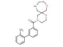4-[(2'-methylbiphenyl-3-yl)carbonyl]-1,8-dioxa-4,11-diazaspiro[5.6]dodecane