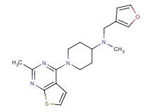 N-(3-furylmethyl)-N-methyl-1-(2-methylthieno[2,3-d]pyrimidin-4-yl)piperidin-4-amine