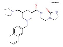 (3R,5R)-1-(2-naphthylmethyl)-N-[2-(2-oxo-1-imidazolidinyl)ethyl]-5-(1-pyrrolidinylmethyl)-3-piperidinecarboxamide