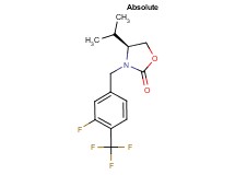 (4S)-3-[3-fluoro-4-(trifluoromethyl)benzyl]-4-isopropyl-1,3-oxazolidin-2-one