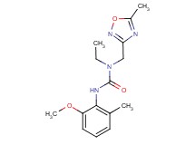 N-ethyl-N'-(2-methoxy-6-methylphenyl)-N-[(5-methyl-1,2,4-oxadiazol-3-yl)methyl]urea