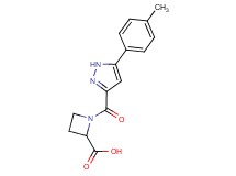 1-{[5-(4-methylphenyl)-1H-pyrazol-3-yl]carbonyl}-2-azetidinecarboxylic acid