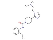 4-{1-[2-(dimethylamino)ethyl]-1H-imidazol-2-yl}-N-(2-ethylphenyl)piperidine-1-carboxamide