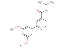 2-(3,5-dimethoxyphenyl)-N-isopropylisonicotinamide