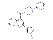 4-[(4-pyrazin-2-ylpiperazin-1-yl)carbonyl]-2-(1H-pyrazol-4-yl)quinoline