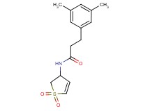 3-(3,5-dimethylphenyl)-N-(1,1-dioxido-2,3-dihydro-3-thienyl)propanamide