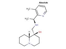 (1R,9aR)-1-({[(1S)-1-(3-methylpyridin-2-yl)ethyl]amino}methyl)octahydro-2H-quinolizin-1-ol