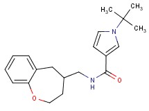 1-tert-butyl-N-(2,3,4,5-tetrahydro-1-benzoxepin-4-ylmethyl)-1H-pyrrole-3-carboxamide