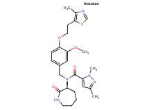 N-{3-methoxy-4-[2-(4-methyl-1,3-thiazol-5-yl)ethoxy]benzyl}-1,3-dimethyl-N-[(3S)-2-oxo-3-azepanyl]-1H-pyrazole-5-carboxamide