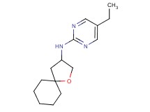 5-ethyl-N-1-oxaspiro[4.5]dec-3-ylpyrimidin-2-amine