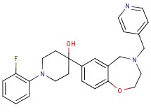 1-(2-fluorophenyl)-4-[4-(4-pyridinylmethyl)-2,3,4,5-tetrahydro-1,4-benzoxazepin-7-yl]-4-piperidinol