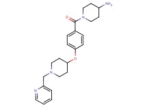 1-(4-{[1-(2-pyridinylmethyl)-4-piperidinyl]oxy}benzoyl)-4-piperidinamine dihydrochloride