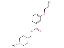 3-(allyloxy)-N-[(1-methylpiperidin-4-yl)methyl]benzamide