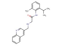 N-(2-isopropyl-6-methylphenyl)-2-[(quinolin-3-ylmethyl)amino]acetamide