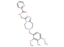 N-{[7-(2,4-dimethoxy-3-methylbenzyl)-6,7,8,9-tetrahydro-5H-[1,2,4]triazolo[4,3-d][1,4]diazepin-3-yl]methyl}-2-pyridinecarboxamide