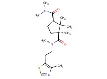 (1S*,3R*)-N~1~,N~3~,N~3~,1,2,2-hexamethyl-N~1~-[2-(4-methyl-1,3-thiazol-5-yl)ethyl]-1,3-cyclopentanedicarboxamide
