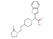 1-benzofuran-2-yl{4-[2-(2-oxopyrrolidin-1-yl)ethyl]piperidin-1-yl}acetic acid