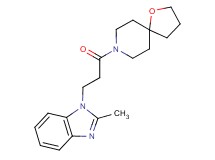 8-[3-(2-methyl-1H-benzimidazol-1-yl)propanoyl]-1-oxa-8-azaspiro[4.5]decane