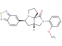 (3aS*,5S*,9aS*)-5-(2,1,3-benzothiadiazol-5-yl)-2-(2-methoxyphenyl)hexahydro-7H-pyrrolo[3,4-g]pyrrolizin-1(2H)-one