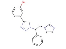 3-{1-[2-(1H-imidazol-1-yl)-1-phenylethyl]-1H-1,2,3-triazol-4-yl}phenol