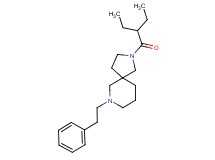 2-(2-ethylbutanoyl)-7-(2-phenylethyl)-2,7-diazaspiro[4.5]decane