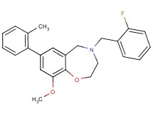 4-(2-fluorobenzyl)-9-methoxy-7-(2-methylphenyl)-2,3,4,5-tetrahydro-1,4-benzoxazepine