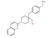 [4-(4-methoxybenzyl)-1-quinolin-2-ylpiperidin-4-yl]methanol
