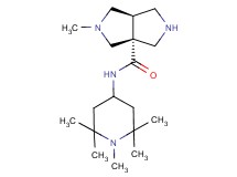 (3aR*,6aR*)-2-methyl-N-(1,2,2,6,6-pentamethylpiperidin-4-yl)hexahydropyrrolo[3,4-c]pyrrole-3a(1H)-carboxamide