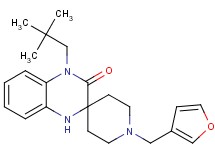 4'-(2,2-dimethylpropyl)-1-(3-furylmethyl)-1',4'-dihydro-3'H-spiro[piperidine-4,2'-quinoxalin]-3'-one