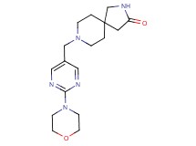 8-{[2-(4-morpholinyl)-5-pyrimidinyl]methyl}-2,8-diazaspiro[4.5]decan-3-one
