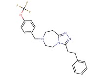 3-(2-phenylethyl)-7-[4-(trifluoromethoxy)benzyl]-6,7,8,9-tetrahydro-5H-[1,2,4]triazolo[4,3-d][1,4]diazepine