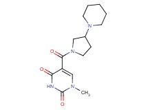 1-methyl-5-[(3-piperidin-1-ylpyrrolidin-1-yl)carbonyl]pyrimidine-2,4(1H,3H)-dione