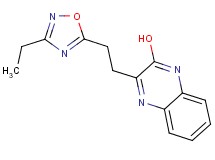 3-[2-(3-ethyl-1,2,4-oxadiazol-5-yl)ethyl]-2-quinoxalinol trifluoroacetate (salt)