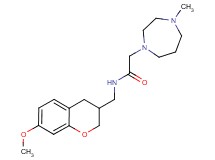 N-[(7-methoxy-3,4-dihydro-2H-chromen-3-yl)methyl]-2-(4-methyl-1,4-diazepan-1-yl)acetamide