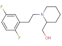 {1-[2-(2,5-difluorophenyl)ethyl]-2-piperidinyl}methanol trifluoroacetate (salt)