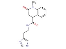 N-[2-(1H-imidazol-4-yl)ethyl]-1-methyl-2-oxo-1,2,3,4-tetrahydroquinoline-4-carboxamide
