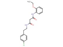 N-[2-(4-chlorophenyl)ethyl]-N'-(2-ethoxyphenyl)malonamide