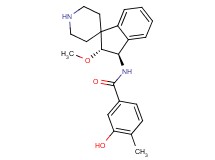 3-hydroxy-N-[rel-(2R,3R)-2-methoxy-2,3-dihydrospiro[indene-1,4'-piperidin]-3-yl]-4-methylbenzamide hydrochloride