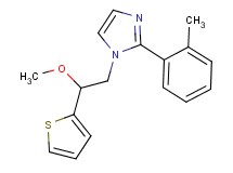 1-[2-methoxy-2-(2-thienyl)ethyl]-2-(2-methylphenyl)-1H-imidazole