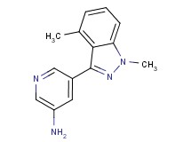 5-(1,4-dimethyl-1H-indazol-3-yl)pyridin-3-amine