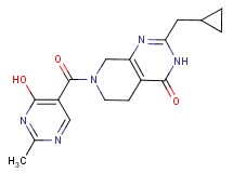 2-(cyclopropylmethyl)-7-[(4-hydroxy-2-methylpyrimidin-5-yl)carbonyl]-5,6,7,8-tetrahydropyrido[3,4-d]pyrimidin-4(3H)-one
