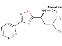 (1S)-N,3-dimethyl-1-[3-(3-pyridazinyl)-1,2,4-oxadiazol-5-yl]-1-butanamine hydrochloride