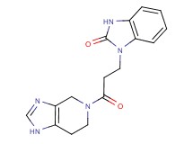 1-[3-oxo-3-(1,4,6,7-tetrahydro-5H-imidazo[4,5-c]pyridin-5-yl)propyl]-1,3-dihydro-2H-benzimidazol-2-one