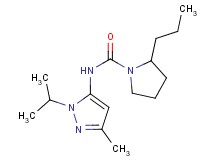 N-(1-isopropyl-3-methyl-1H-pyrazol-5-yl)-2-propylpyrrolidine-1-carboxamide