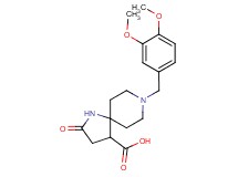 8-(3,4-dimethoxybenzyl)-2-oxo-1,8-diazaspiro[4.5]decane-4-carboxylic acid