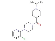 1-(3-chloro-2-pyridinyl)-4-[(1-isopropyl-4-piperidinyl)carbonyl]piperazine