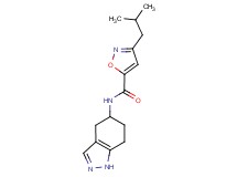 3-isobutyl-N-(4,5,6,7-tetrahydro-1H-indazol-5-yl)-5-isoxazolecarboxamide