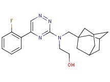 2-{(1-adamantylmethyl)[5-(2-fluorophenyl)-1,2,4-triazin-3-yl]amino}ethanol