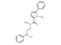 N-(3-hydroxy-3-phenylpropyl)-N,1-dimethyl-5-phenyl-1H-pyrrole-2-carboxamide